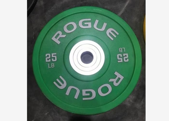 Schwarze PU-Gummibarbell-Gewichts-Platten/Gewichtheben überzieht 2,5 - 25kgs