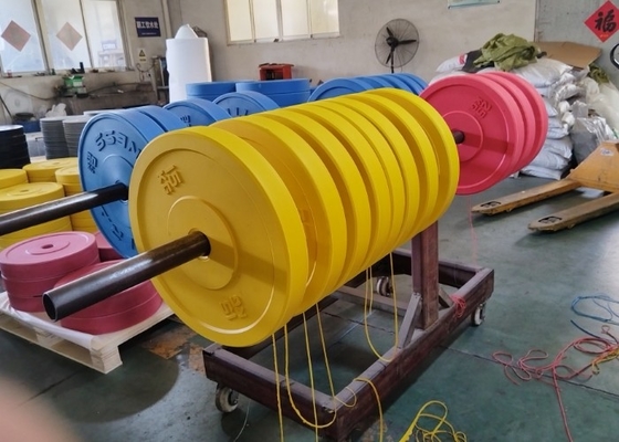 Glanzflächige Eisen-Gewichtheberplatten für Sportler