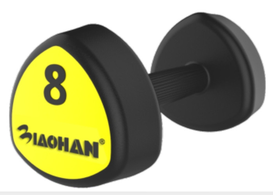 2kg - Schwarzes PU-Dummköpfe der Turnhallen-50kgs/Turnhallen-Trainings-Zusatz-Logo verfügbar