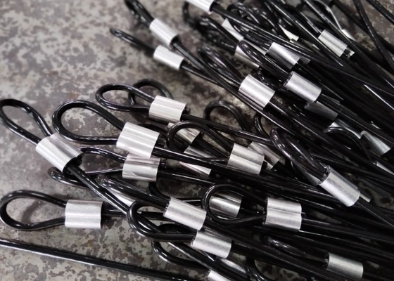 6.5MM Gym Wire Seil in Schwarz für weichere Übung und Stärke