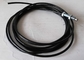 Überzogenes Plastikdrahtseil, schwarzes Hauptturnhallen-Kabel mit 6.5mm Außendurchmesser
