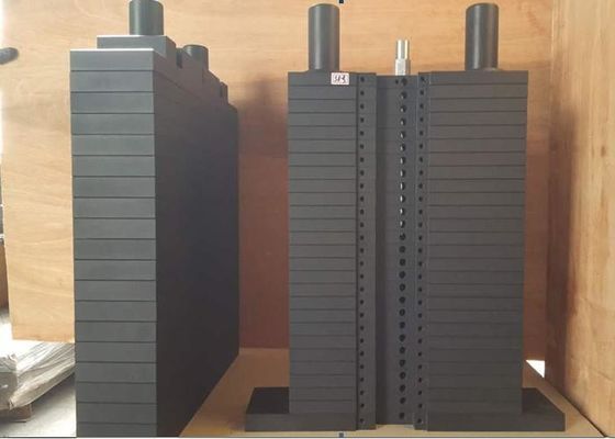 Lackierte elektronische Produktions-Fitnessstudio-Geräte-Gewichtsplatten, rechteckiges Design für Vielseitigkeit bei verschiedenen Übungen