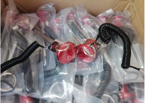 Plastikkappen-Turnhallen-Ausrüstungs-Teil-Gewichts-Vorwahl Pin With Elastic Spring Rope