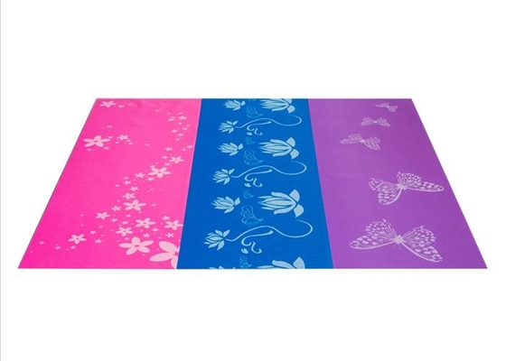 Antibeleg-Turnhallen-Yoga-Matten-Farbe optionale 3 - 8mm dick für Handelsvereine