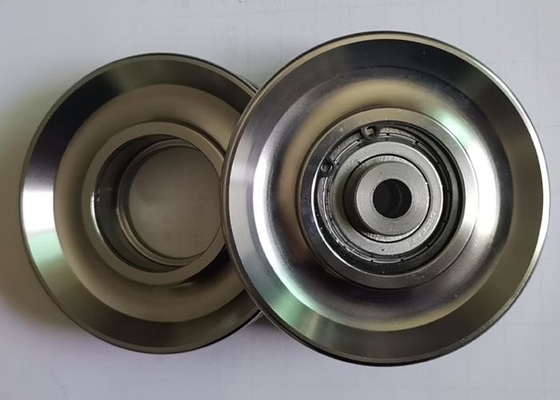 Polierdraht-Seilscheibe-Räder der turnhallen-89mm 114mm